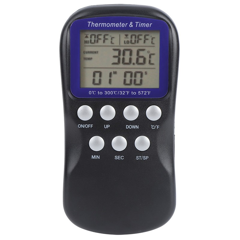 Digital Electric Food Thermometer for Oven Barbecue Grill Cooking Kitchen