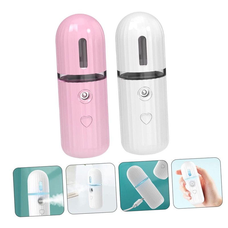 BIUDECO Moisturizing Face Mist Sprayer Kit Wrinkle Remover Device Portable