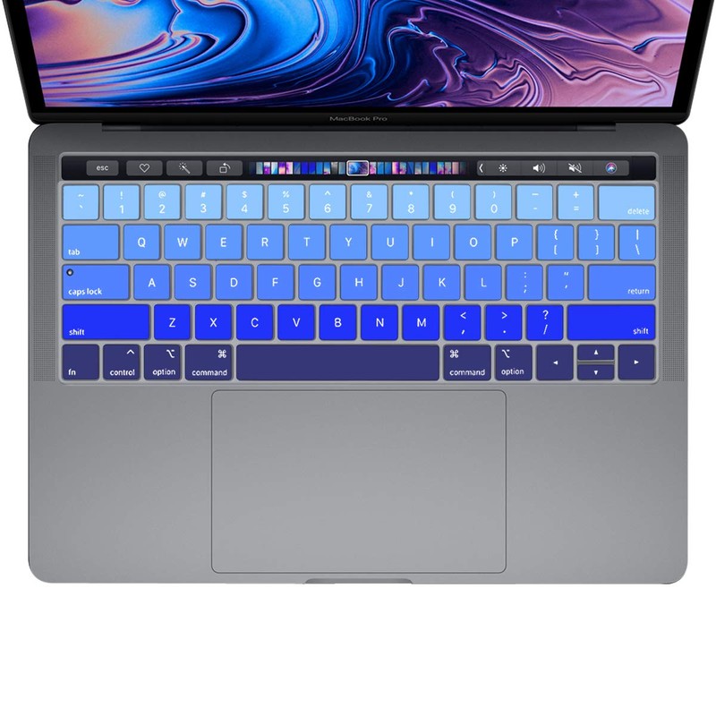 ProElife Blue Gradient Keyboard Cover Ultra Thin Keyboard Protector Skin