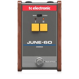 TC Electronic JUNE-60 CHORUS Legendary Stereo Chorus with 2-Button Effect Selector and BBD Circuitry