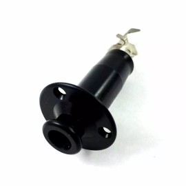AP EP-4605-003 Black Flanged Endpin Stereo Jack For Acoustic Preamp Guitar & Bass