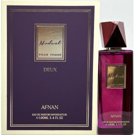 AFNAN MODEST POUR FEMME DEUX Eau De Parfum Spray 3.4 Oz / 100 ml BRAND NEW ITEM!
