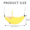 Lcvasvuz 1 Pcs Creative Banana Design Hammock for Hamsters and