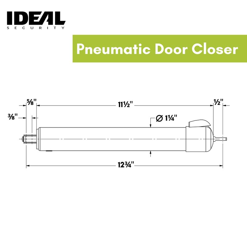 Ideal Security 9600 Standard Pneumatic Touch-N-Hold Storm and Screen Door