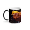 Thermoreagierende Tasse Magische Tasse – Goldfarben Wildleben seltener Vogel –