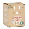 [8 PC] Stacking Cups for Rabbits - Wheat Straw Rabbit