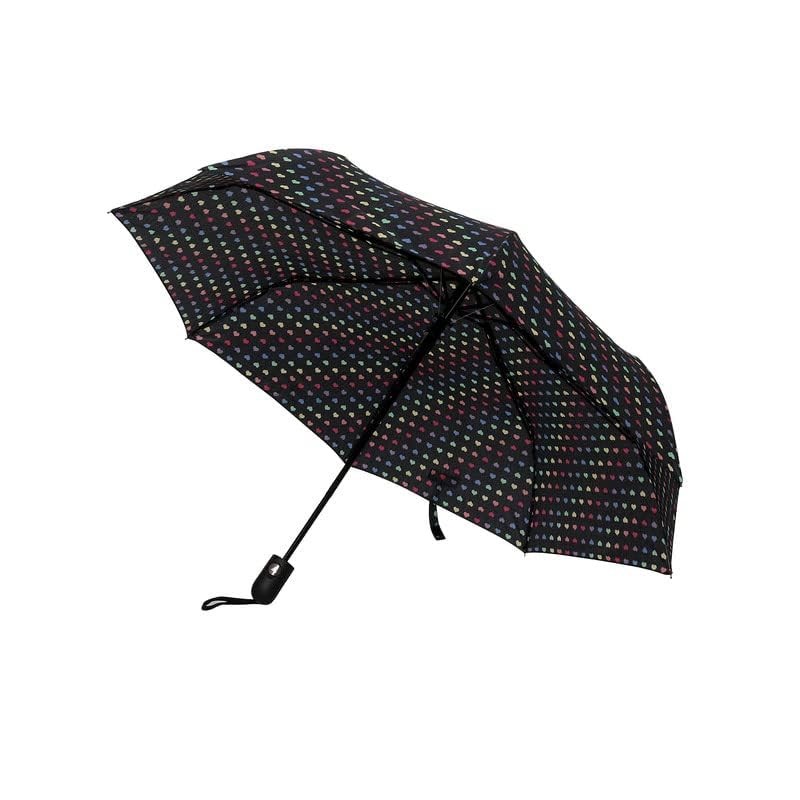 Nollia Windproof Automatic Travel Umbrella, Compact Portable with Reinforced Ribs