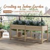 FILWH FILWH Raised Garden Bed with Legs Elevated Wooden Planter
