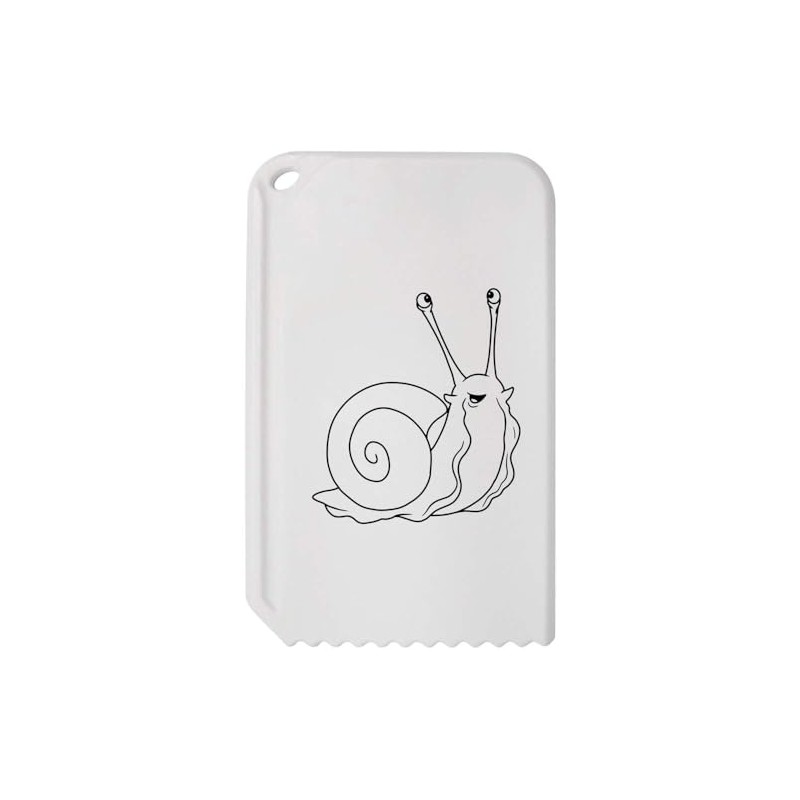 Azeeda 'Happy Snail' Plastic Ice Scraper (IC00041274)