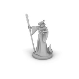 Dragonborn Wizard Male Tabletop DND Gaming Miniature