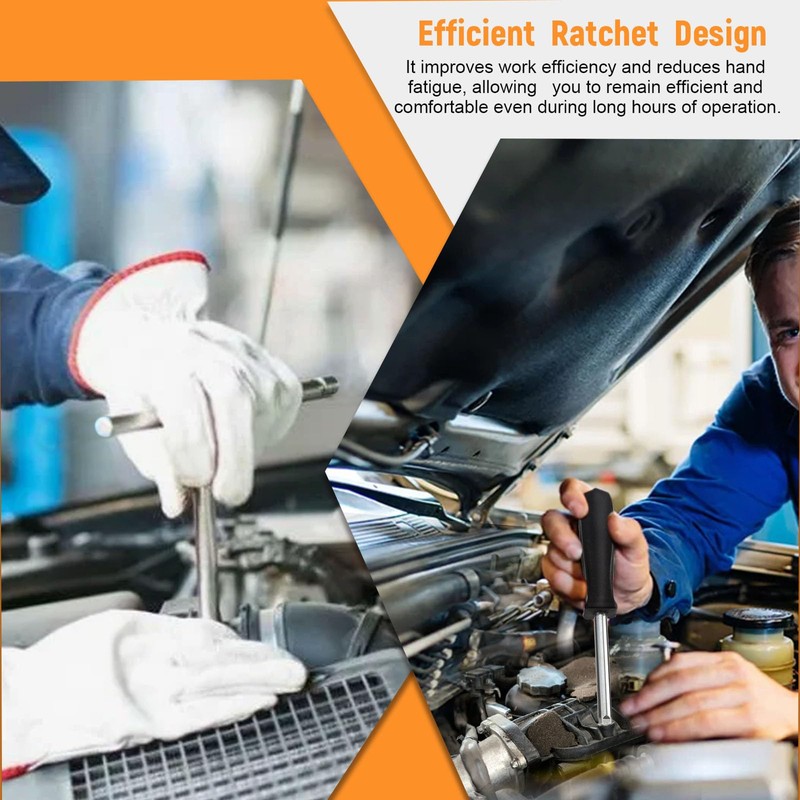 Faankiton 53-Piece Socket Spanner Set, Ratchet Box 1/4 Inch Socket