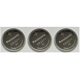 Panasonic CR2477 3V Lithium Cell Battery (Pack of 3)