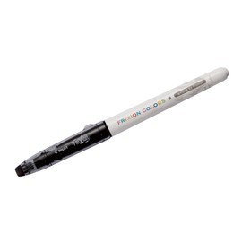 Pilot Frixion Colors Erasable Fibre Tip Colouring Pen - Black, Pack of 12
