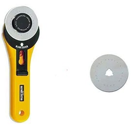 The maximum sharpness / Made in Japan /OLFA 60 mm tungsten steel Big Rotary Cutter & 60mm Rotary Blade Refill, 1-Pack Value Set (with our shop original description of goods)