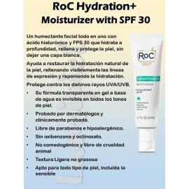 Roc Hydration+ Hidratante Con Fps 30 + Crema De Ojos 50+15ml
