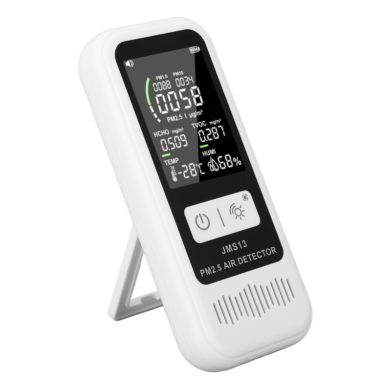 Air Quality Monitor Pm2.5 10 1.0 Detector LCD Display Temperature