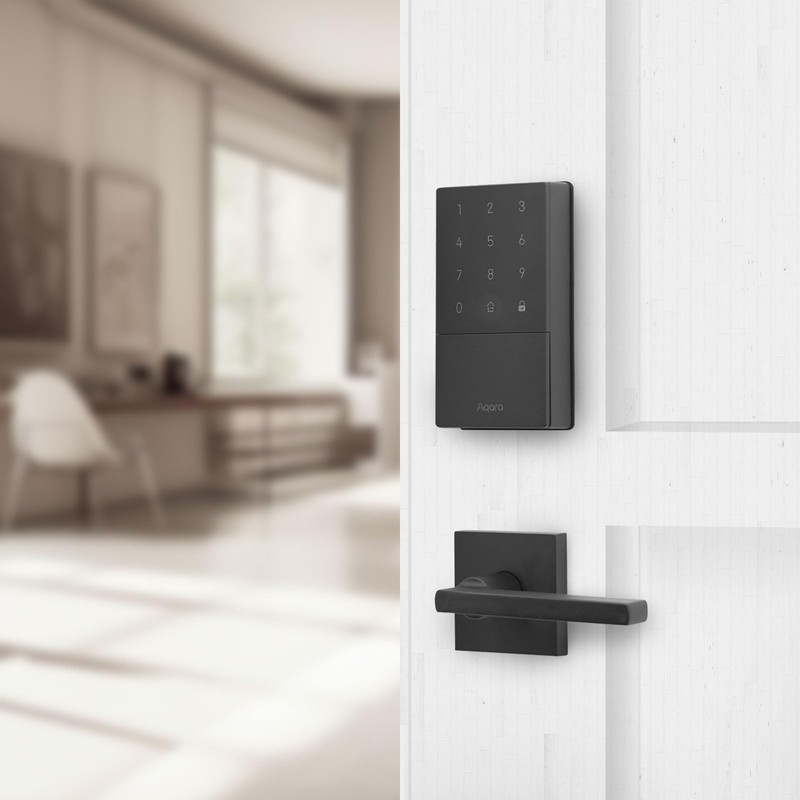 Aqara Entry Door Handle, Exterior Door Entry Handle with Door