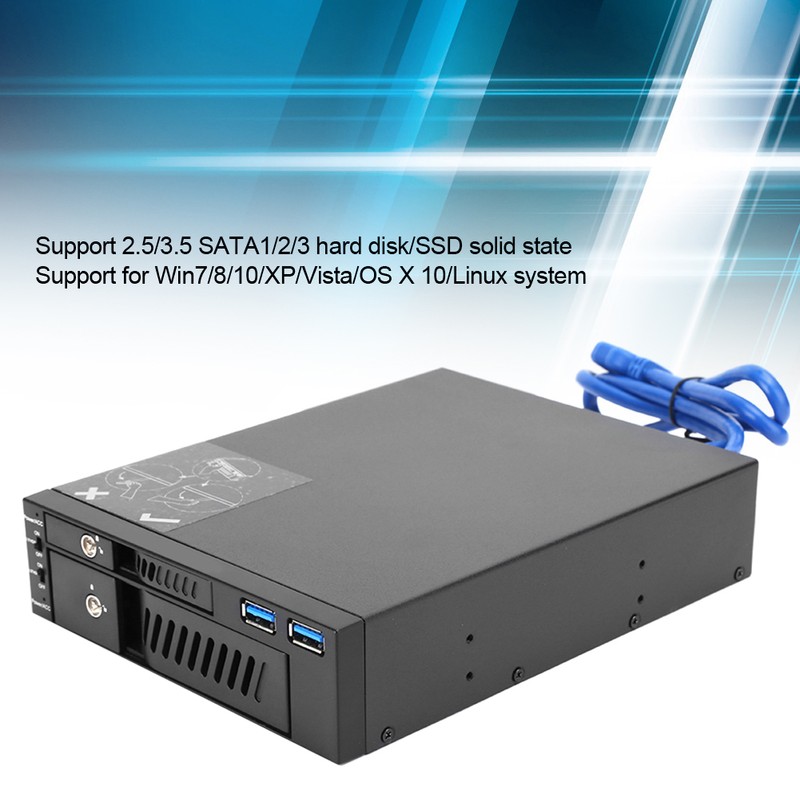 Hard Disk Mobile Rack Case DualDisk Optical Drive Extraction Box