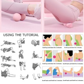 Massage Balls Lacrosse Ball Massage for Back Yoga Physio Ball Massage Musculaire Therapy Myofascial Release Muscle Relaxer Acupoint -OUPLIFY (YCS)