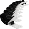 24Pcs Pool Solar Cover Reel Straps Solar Blanket Straps Kit,