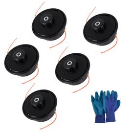 ranwin 511010601 Trimmer Head with Compatible with Red max BC250 BC2300 BC2600 BCZ2400S BCZ2401S BCZ2460S BCZ2460TS BCZ2600S BCZ2660TS String Trimmer Head, Replaces PT104 & PT104 Plus, 5PCS