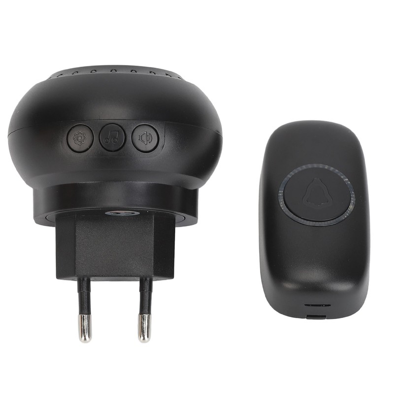 Wireless Doorbell Kit IP55 Waterproof Battery Operated 32 Melodies Cordless