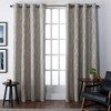 Exclusive Home Finesse Grommet Top Curtain Panel Pair, Natural, 54x96