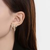 Bow Earrings for Women Rhinestone Bow Earrings Crystal Statement Dangle