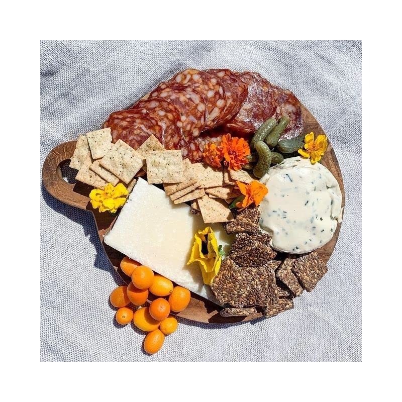 Flackers Organic Savory Flaxseed Crackers, 5 Ounce 4-Pack, Gluten Free,