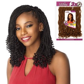 Sensationnel Synthetic Hair Crochet Braids Lulutress 3X Kinky Twist 12" (1 Pack, 1)