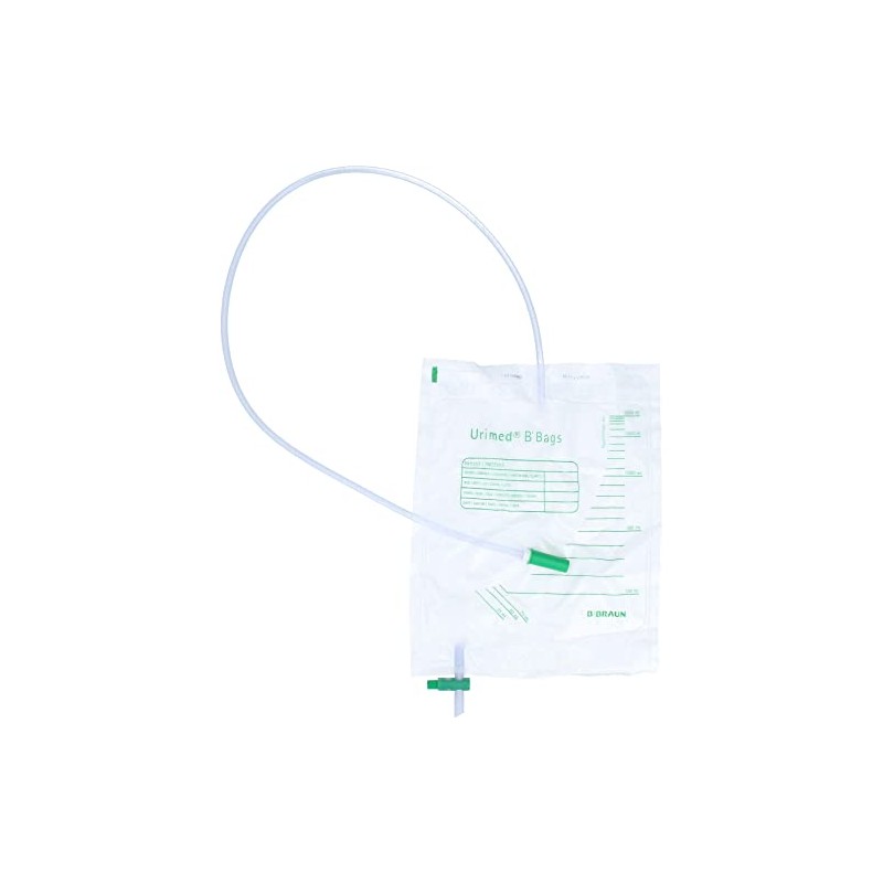 Urine Bag Non-Sterile 2 L with Drain Anti-Reflux Valve