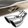 FAIZJUNBEN 3 inch exhaust tip, universal stainless steel exhaust tailpipe