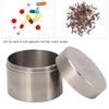 Stainless Steel Sealing Case Tea Leaf Canister Container Can Mini