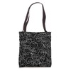 Black Pugs Tote Bag
