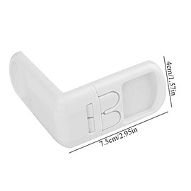 5 Unids Cerraduras de Gabinete de Seguridad Para Bebé Gabinete Cajón Cerraduras de Puerta Niños Proteger Cerradura de Seguridad Para Gabinete de Puerta de Cajón(blanco)