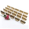 jojofuny 10Pcs Rustic Wooden Place Card Holders Elegant Memo Clips