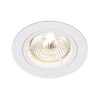 Saxby Cast Modern Recessed 50W Fixed Twist & Lock Mains