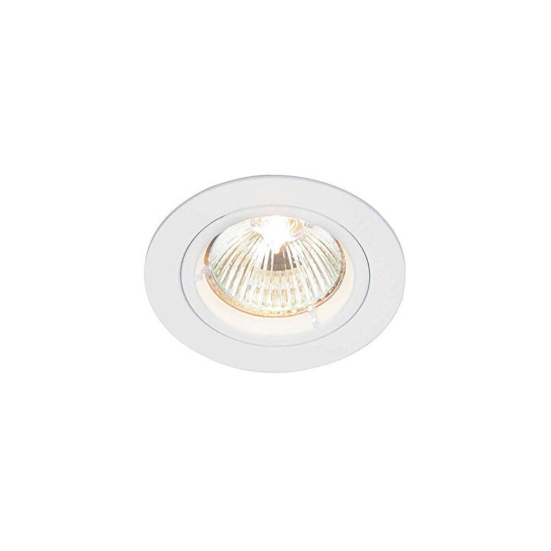 Saxby Cast Modern Recessed 50W Fixed Twist & Lock Mains