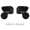 SHANOER 1 Pair Suitcase Wheels, Carry Box, Suitcase, Replacement, Screws,