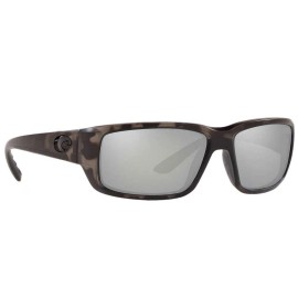 COSTA DEL MAR Fantail Sunglasses - Polarized - OcearchMatteTigerShark/GreySilverMirror, 580G