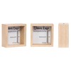 Brandsseller Money Boxes Picture Frame Design with Window and Scale