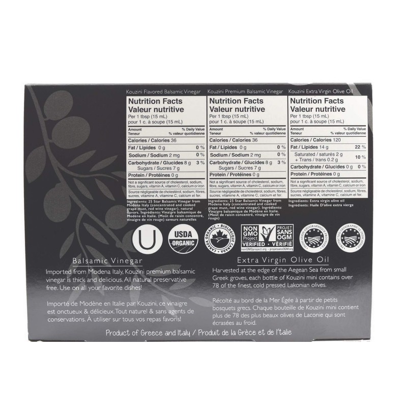 Kouzini Variety Gift Pack - Greek Extra Virgin Olive oil