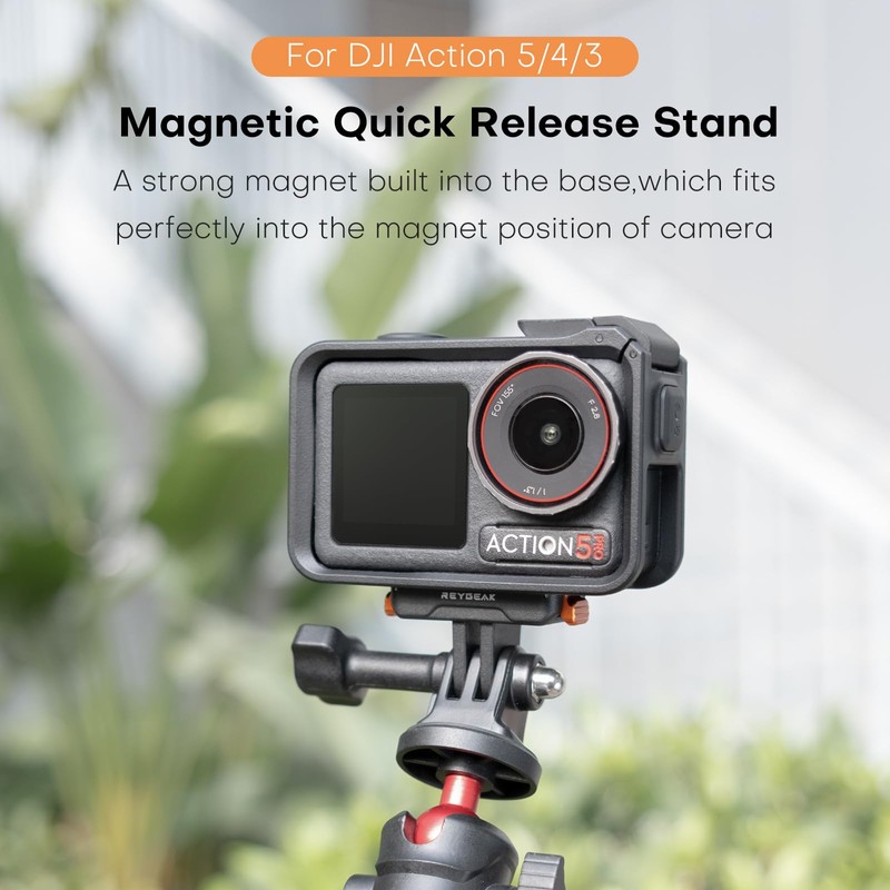 REYGEAK Magnetic Holder Quick Change Adapter Mount Compatibility Osmo Action