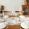 Cheesecloth Table Runner, 10FT Rustic Ivory White Table Runner 35*120inch