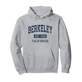 Berkeley California CA Vintage Athletic Sports Design Pullover Hoodie