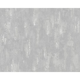 CONCORD WALLCOVERINGS ™ Concrete Plains Structures Textured Wallpaper Featuring Plain, Concrete Grey, 21in x 33Ft(56sqft); 306943