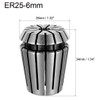 sourcing map ER25 6mm Spring Collet Chuck for CNC Engraving