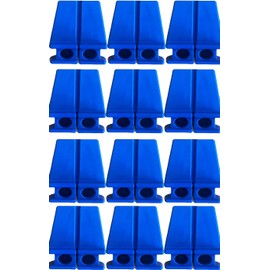 HowseHold Brick Line Blocks [12 Pack] for Bricklaying Straight Bricks Blue Corner Line Anchor Blocks (12 Blue Blocks)