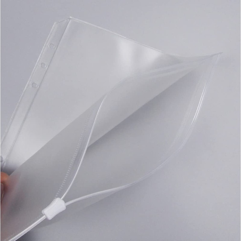 [Donaly] A5 A6 Clear File Binder Holder, Mini, 6 Holes,