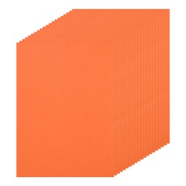 DMiotech 20 Pack Sanded Pastel Papers 11 x 8 Inch, Orange Pastel Papers 160GSM Art Cardstock Papers for Artists Crayons Charcoal DIY Crafts